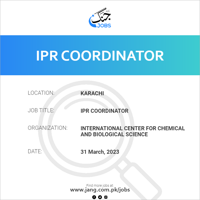 IPR Coordinator