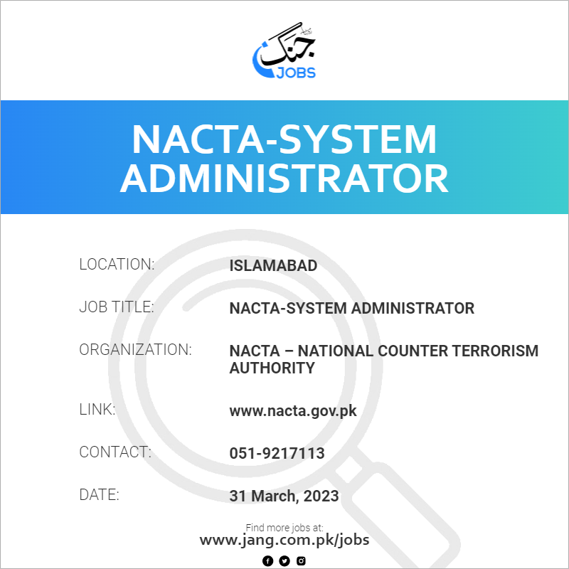 NACTA-System Administrator