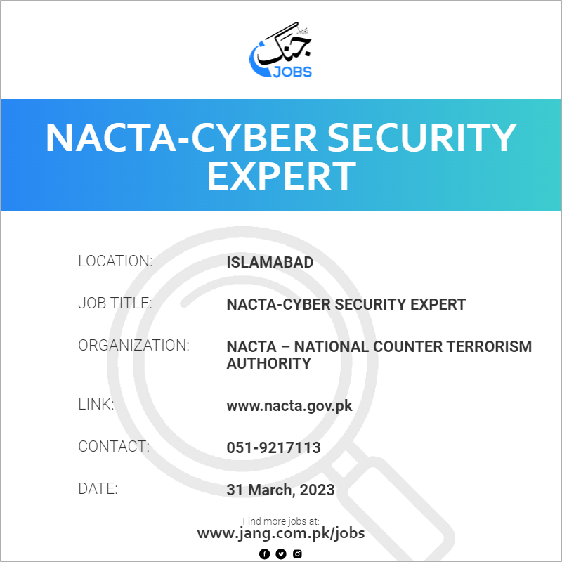 NACTA-Cyber Security Expert