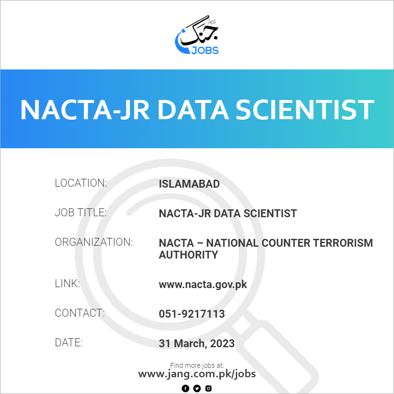 NACTA-Jr Data Scientist