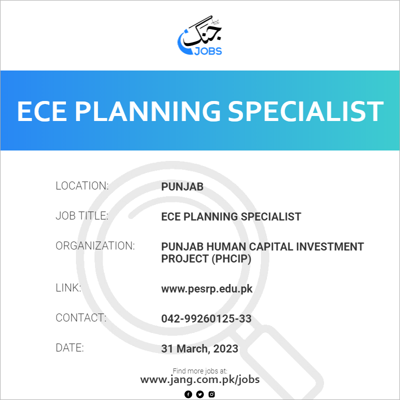 ECE Planning Specialist