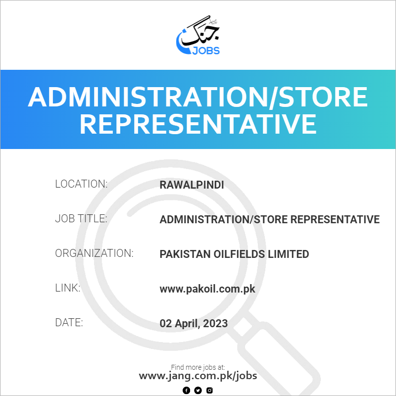Administration/Store Representative