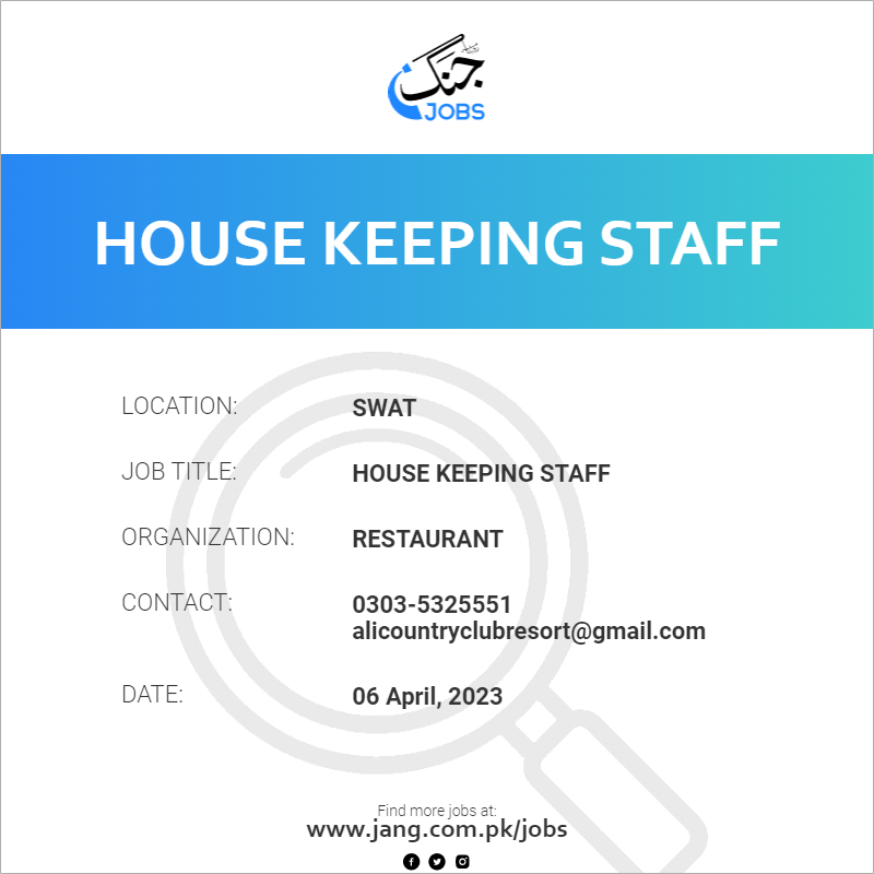 House Keeping Staff