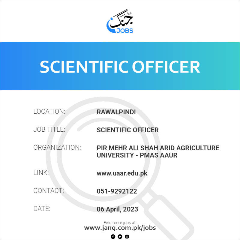 Scientific Officer