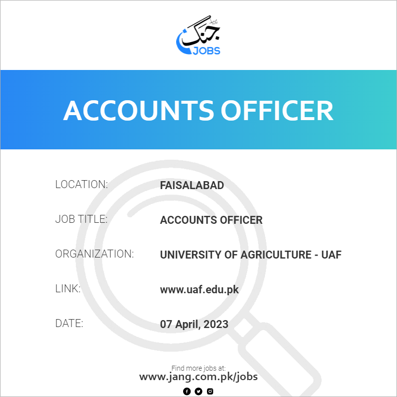 Accounts Officer