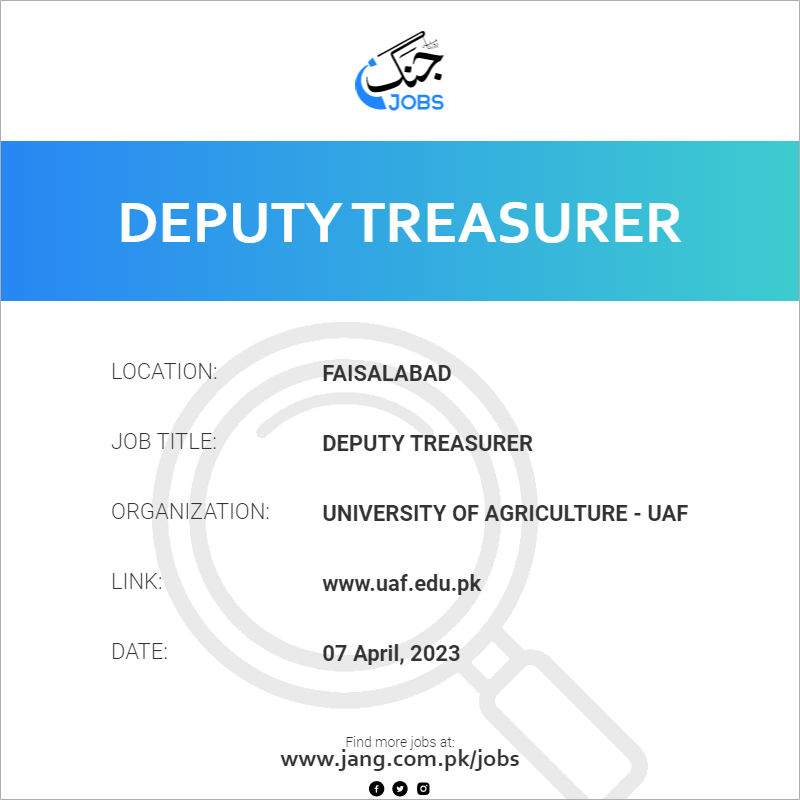 Deputy Treasurer