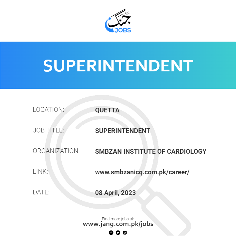 Superintendent