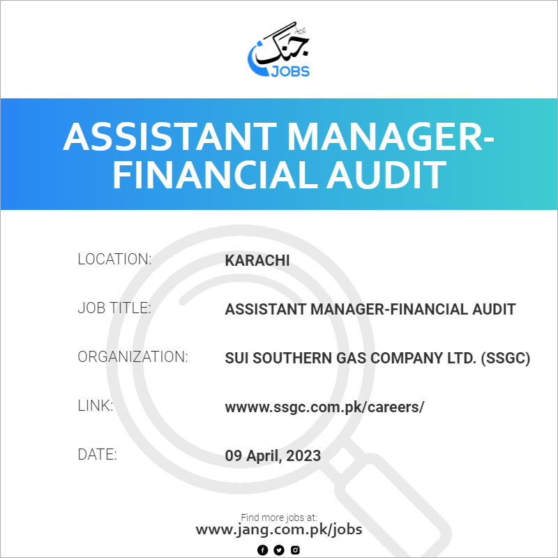 assistant-manager-financial-audit-job-sui-southern-gas-company-ltd