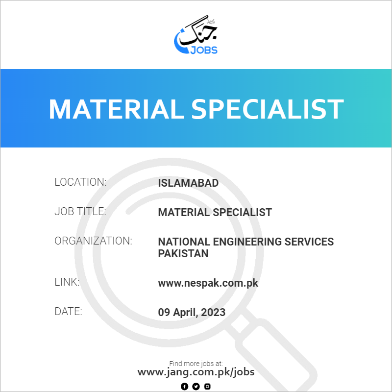 Material Specialist