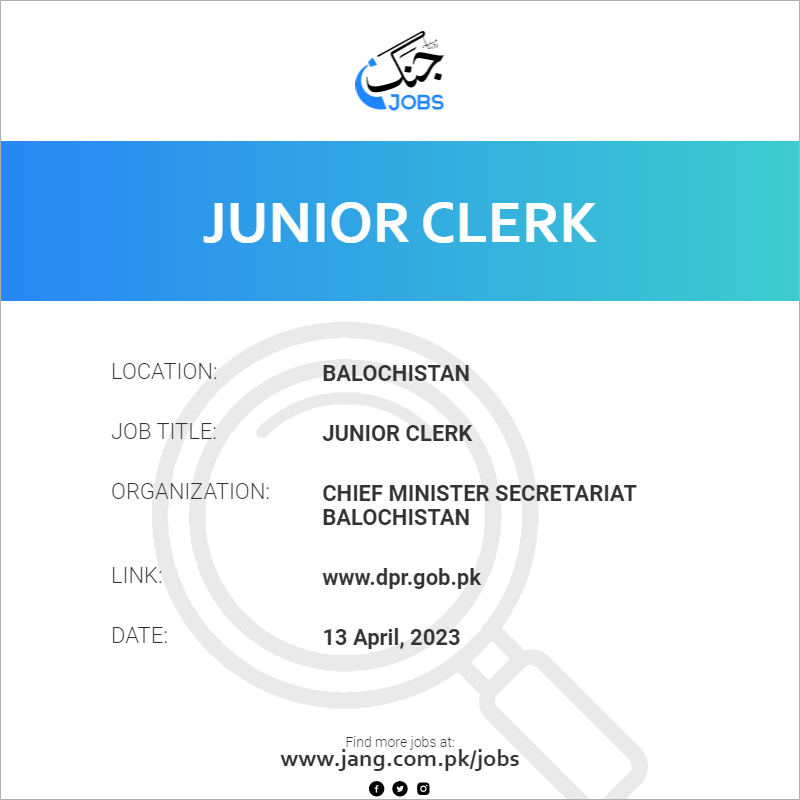 JUnior Clerk