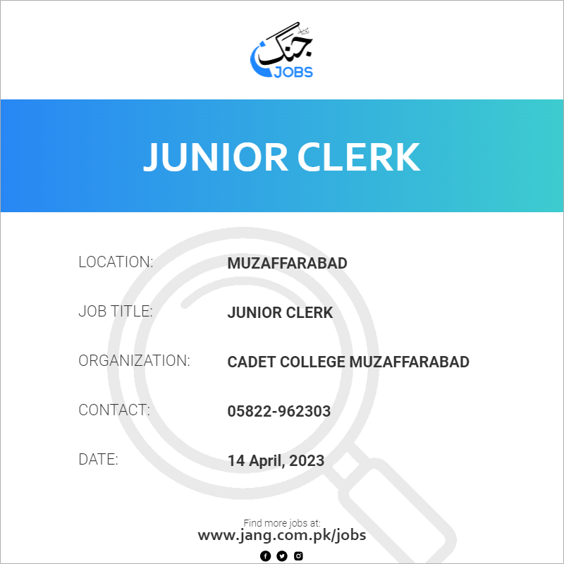 Junior Clerk