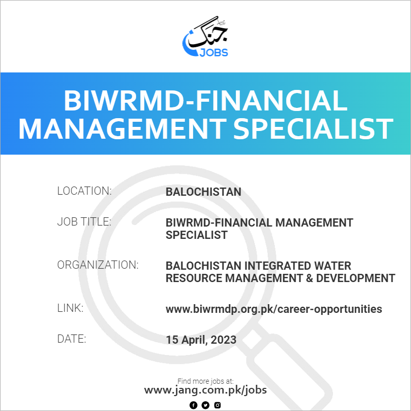 BIWRMD-Financial Management Specialist