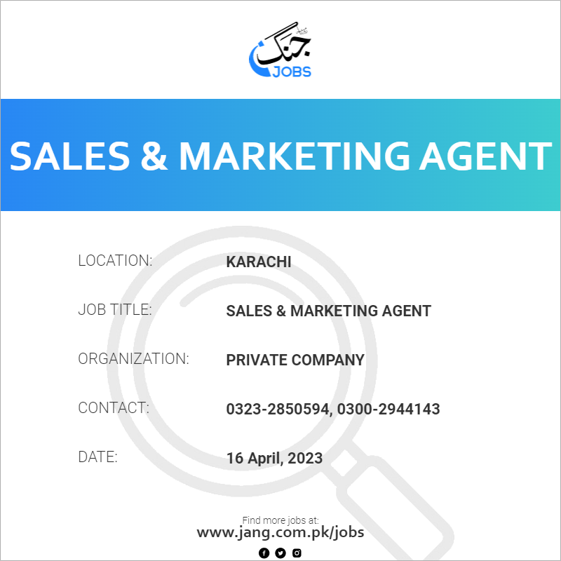 Sales & Marketing Agent