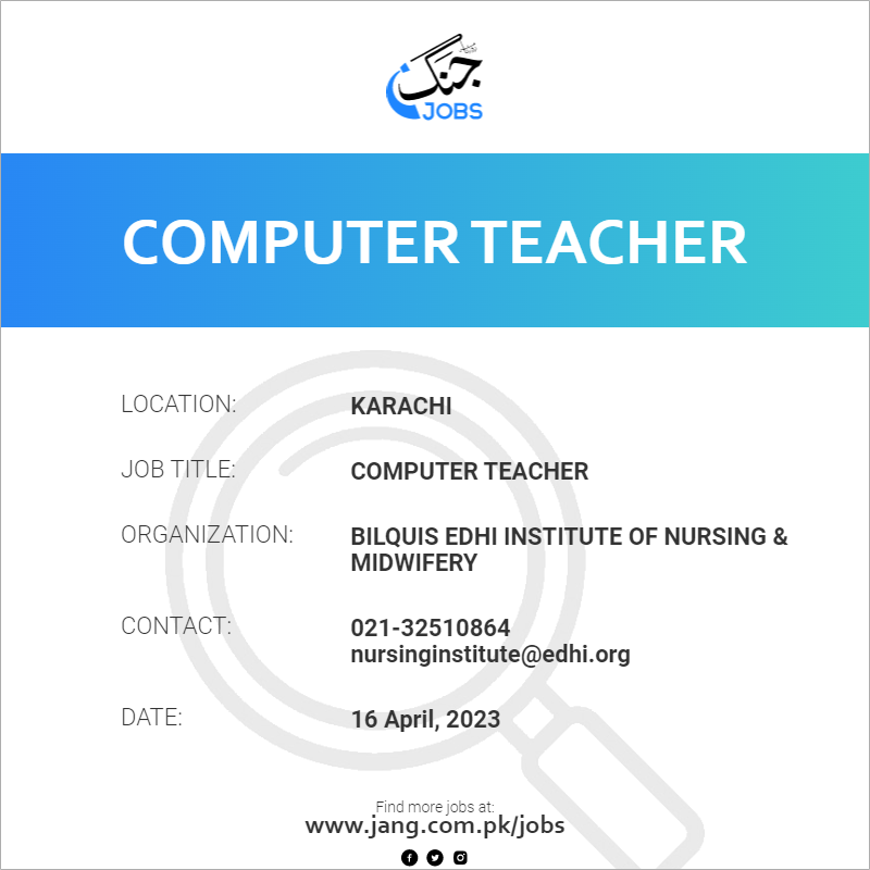 Computer Teacher