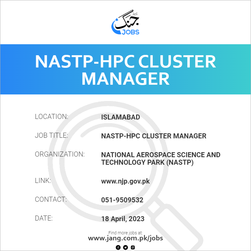 NASTP-HPC Cluster Manager