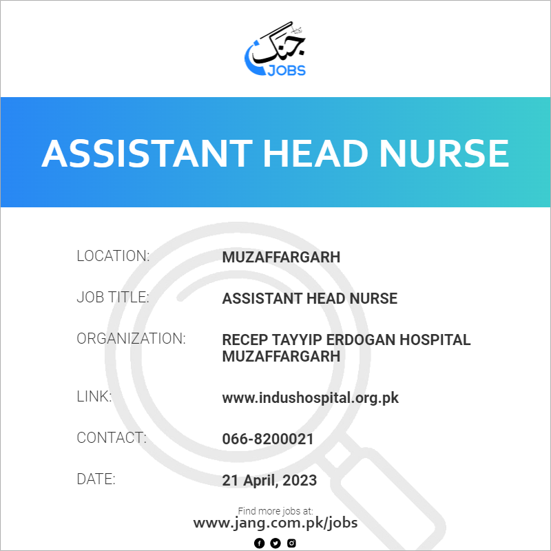 Assistant Head Nurse