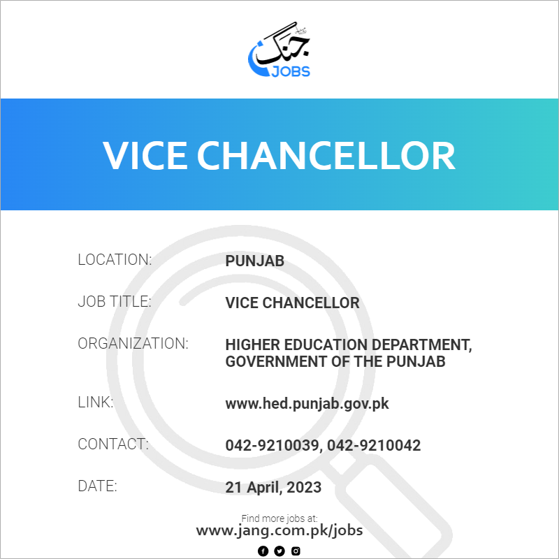 Vice Chancellor