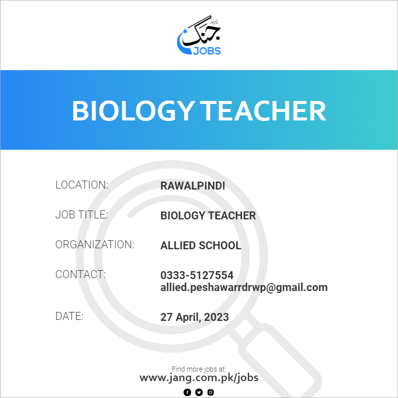 Biology Teacher