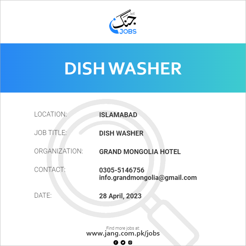 Dish Washer