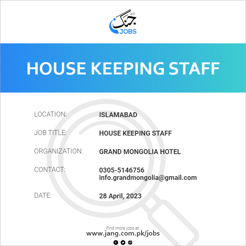 House Keeping Staff