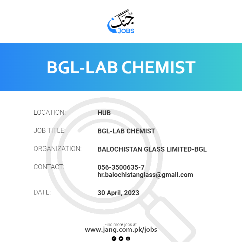 BGL-Lab Chemist