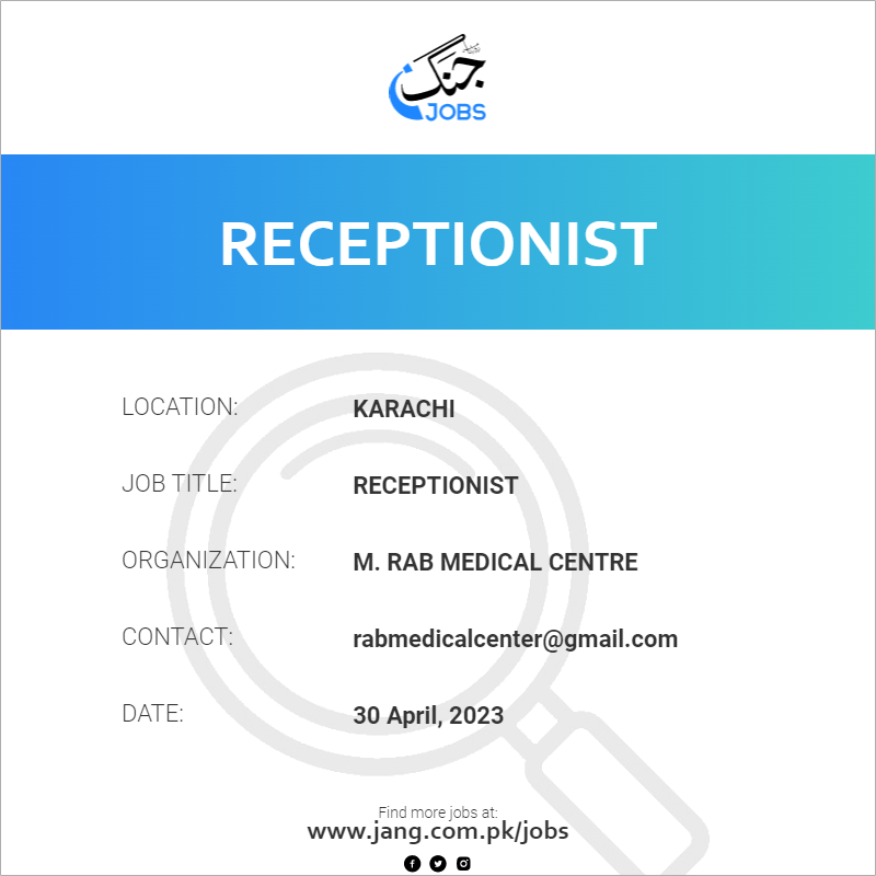 Receptionist 