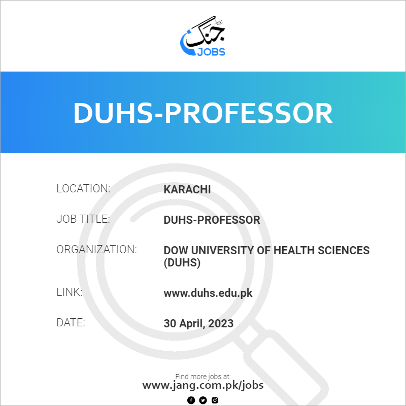 DUHS-Professor