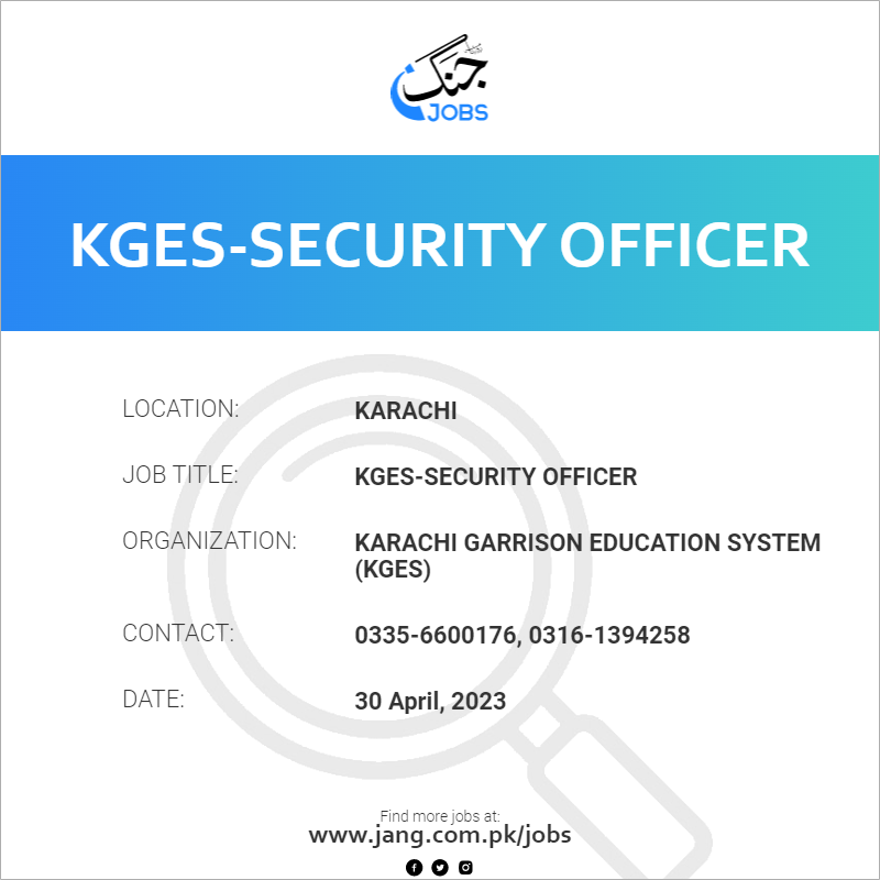 KGES-Security Officer