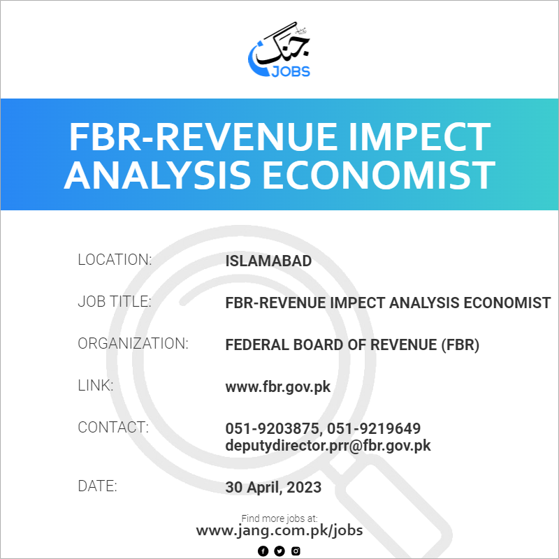 FBR-Revenue Impect Analysis Economist