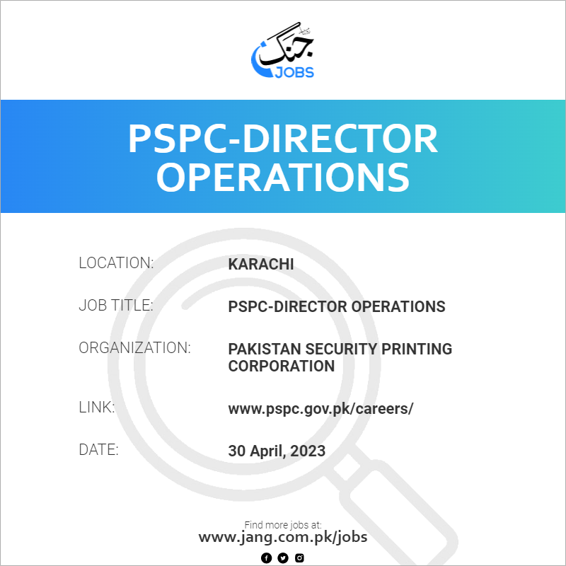PSPC-Director Operations
