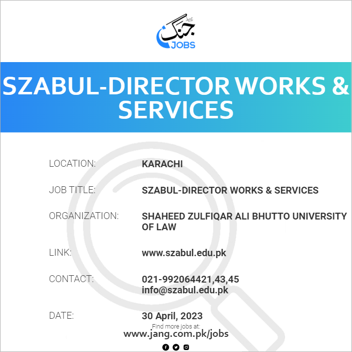 SZABUL-Director Works & Services