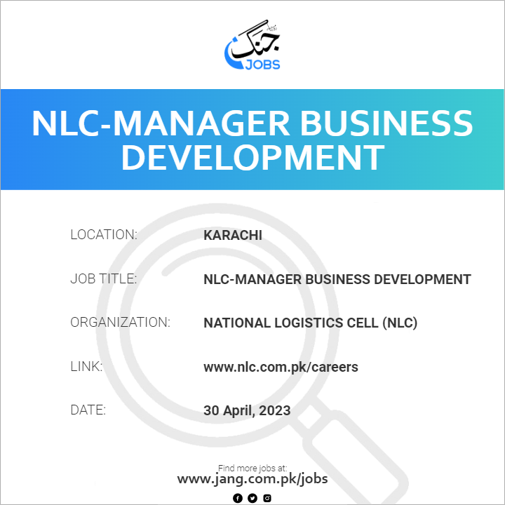 NLC-Manager Business Development