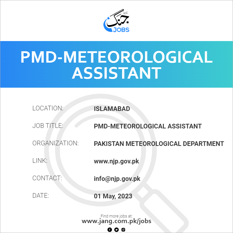 PMD-Meteorological Assistant