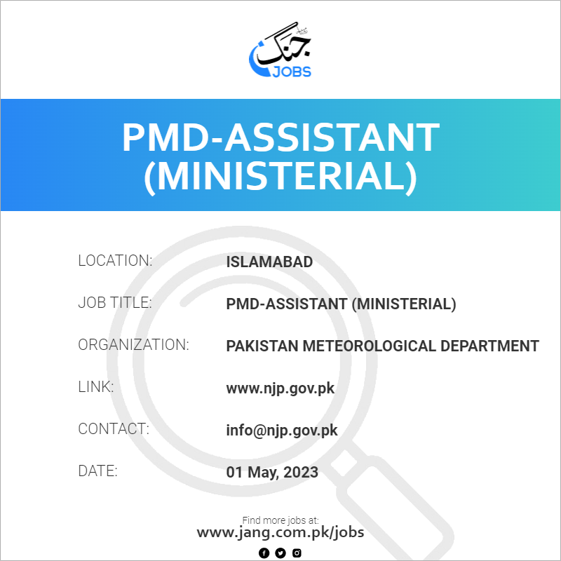 PMD-Assistant (Ministerial)