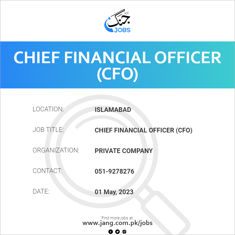 Chief Financial Officer (CFO)