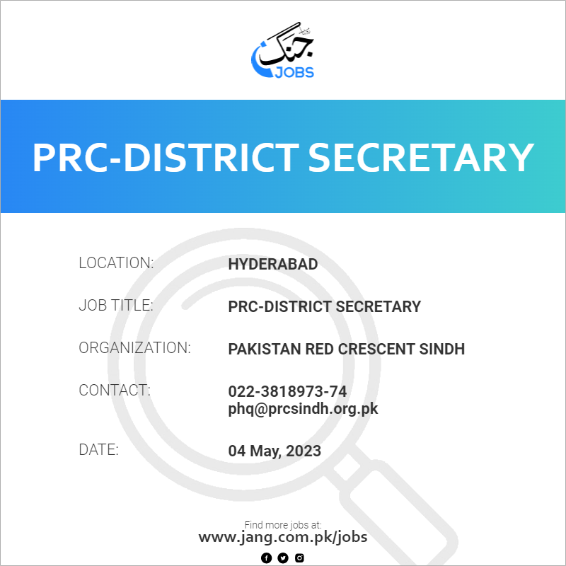 PRC-District Secretary