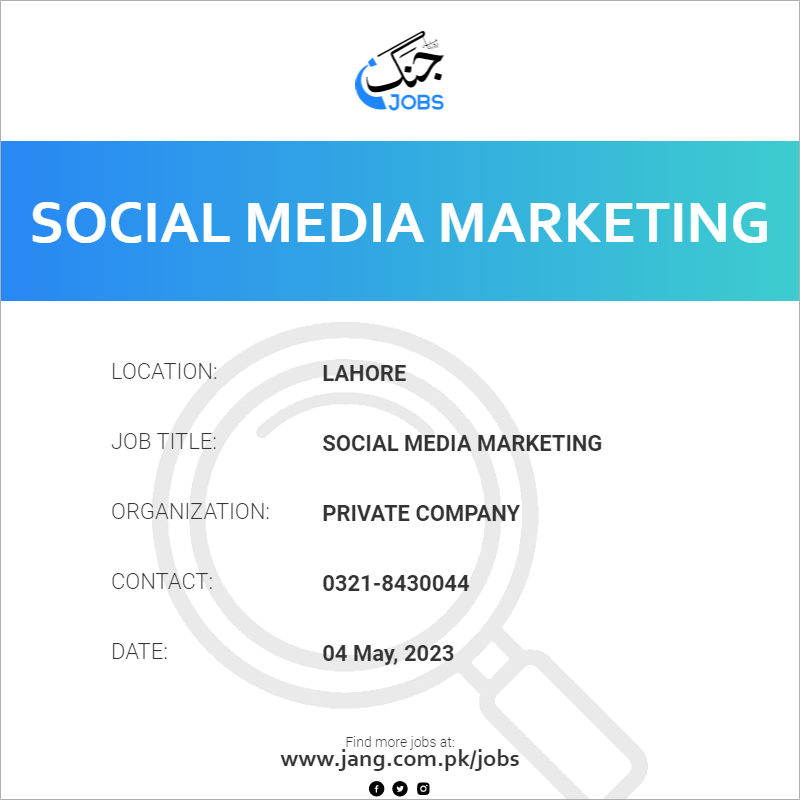Social Media Marketing 