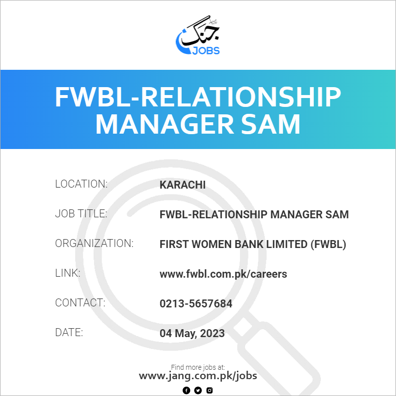 FWBL-Relationship Manager SAM