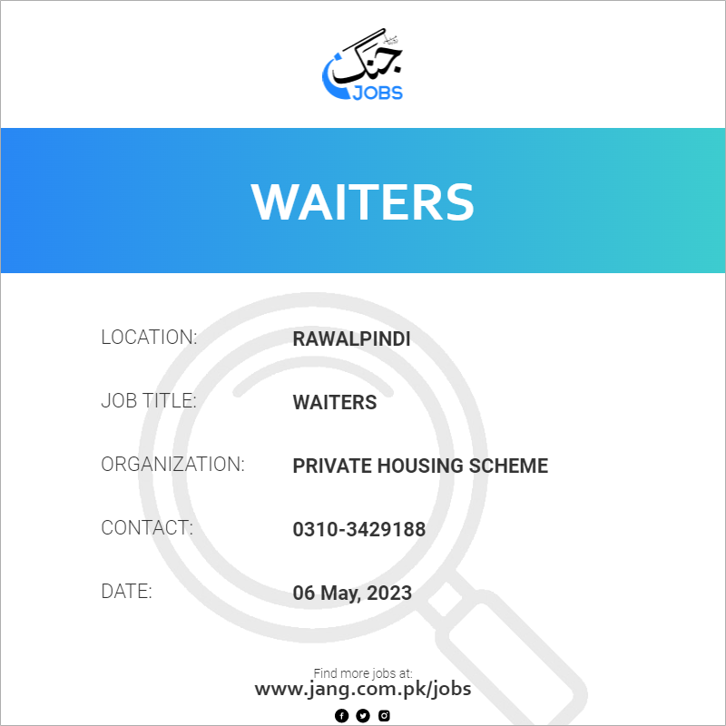Waiters