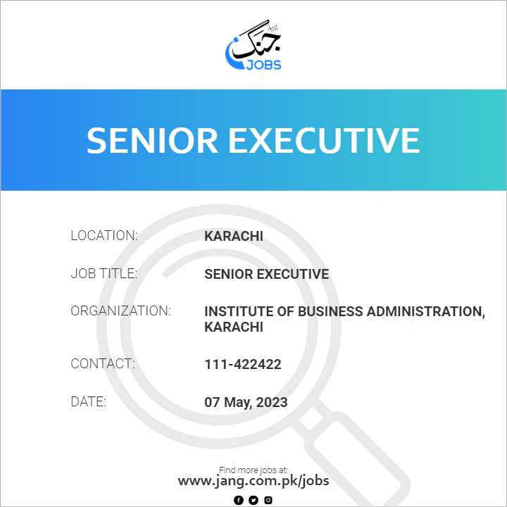 Senior Executive 