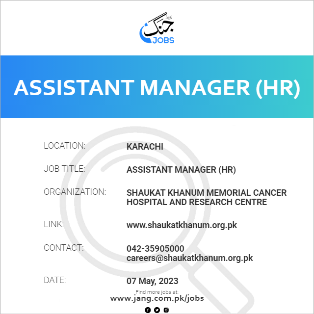 Assistant Manager (HR)