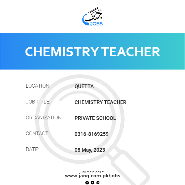 Chemistry Teacher