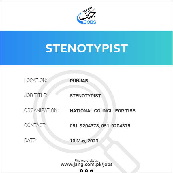 Stenotypist