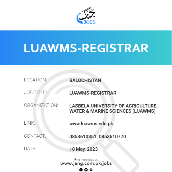 LUAWMS-Registrar