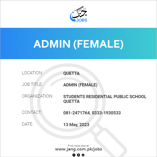 Admin (Female)