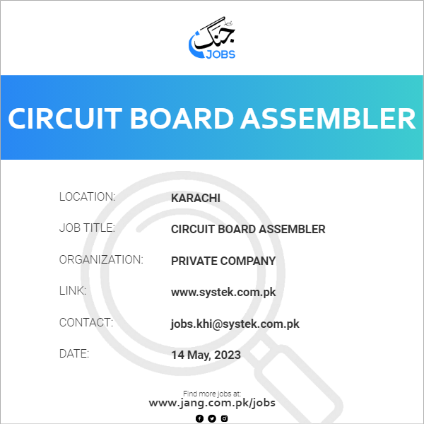 Circuit Board Assembler
