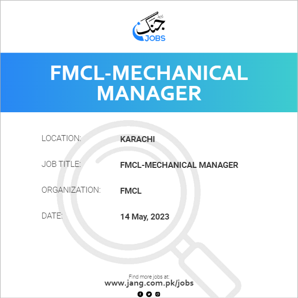 FMCL-Mechanical Manager 
