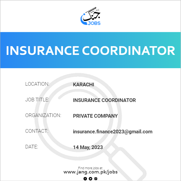 Insurance Coordinator