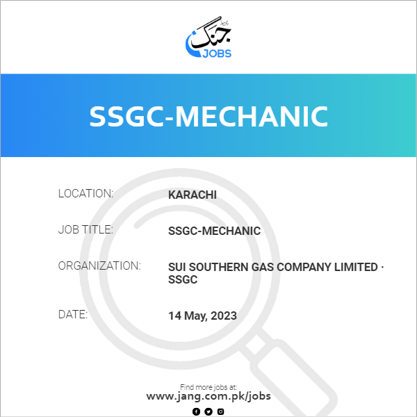 SSGC-Mechanic