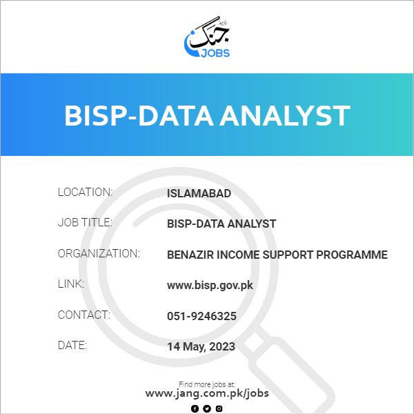 BISP-Data Analyst